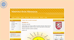 Desktop Screenshot of ms-manesova.cz